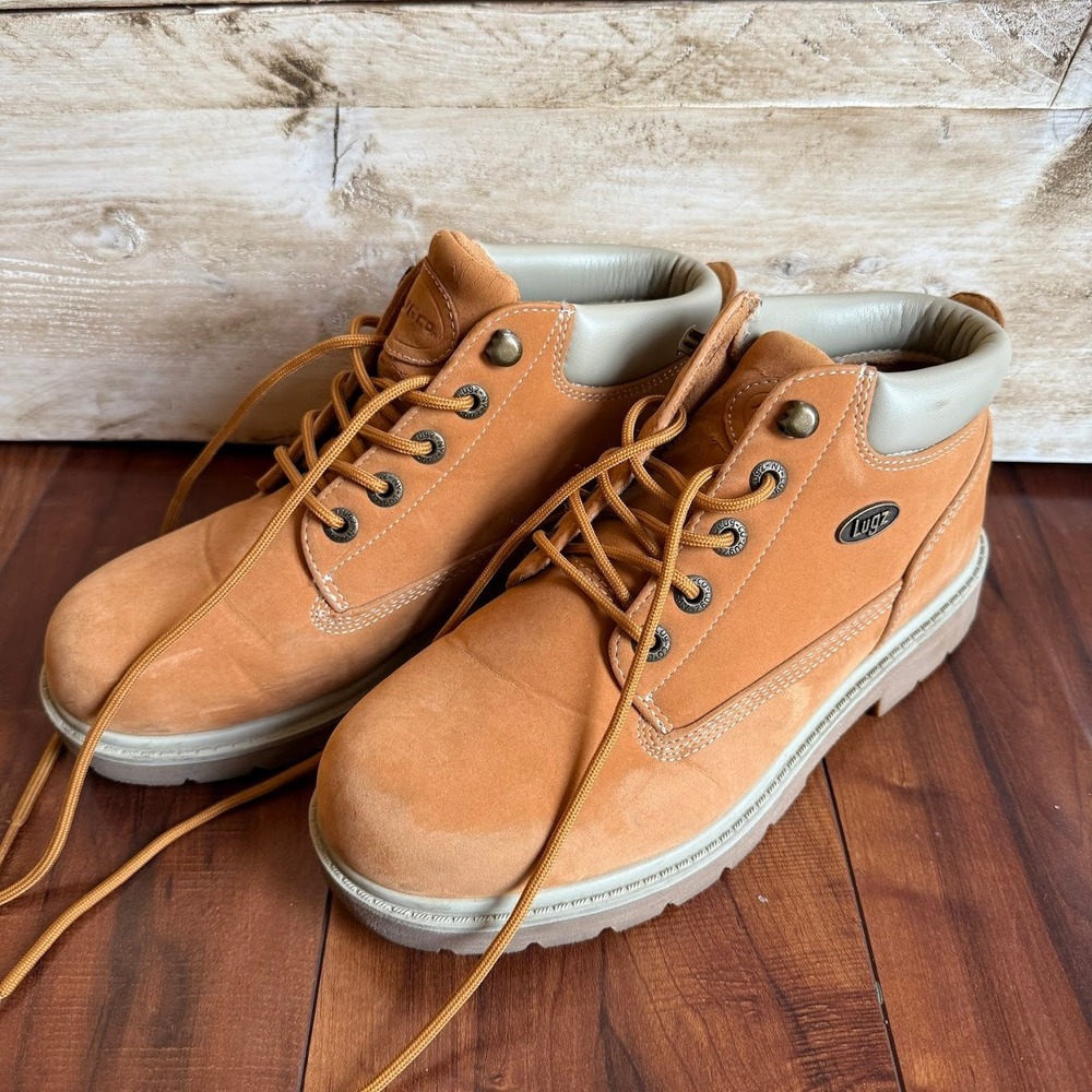 Lugz‎ Drifter LX WDRLXK-7431 Womens 9.5 Brown Nubuck Lace Up Chukkas Boots 40.5